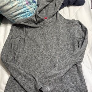 Avalanche Heather Gray Hooded Sweatshirt